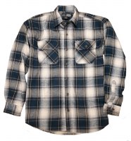 Canyon Guide Juneau Flannel MD Navy/White