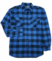 Canyon Guide Juneau Flannel M Blue/Black Buffalo