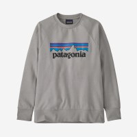 Patagonia Lightweight Crew Sweatshirt LG P6 Logo: Drifter Grey