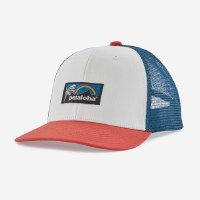 Patagonia Kid's Trucker Hat  Patalokahi Label: Birch White