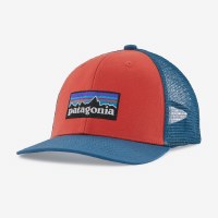 Patagonia Kid's Trucker Hat OS P-6 Logo: Sumac Red