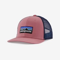 Patagonia Kid's Trucker Hat OS P-6 Logo: Light Star Pink