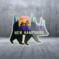 Sticker Pack Nature Bear Scene Decal Large