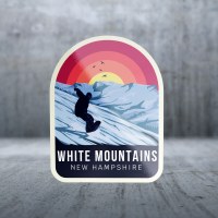 Sticker Pack Rainbow Sky-Snowboard Decal Large