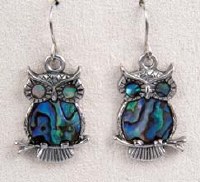 A.T. Storrs Owl Earrings