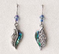 A.T. Storrs Filigree Feather Earrings