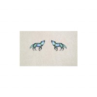 A.T. Storrs Wolf Earrings