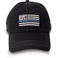 Buck Wear Inc Respect Blue Flag Hat  Blue