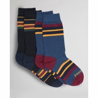 McCubbin/Fox River Yakima Camp Stipe Socks (2 Pack) Large Oxford High-Ridge