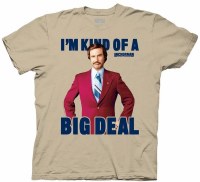 Ripple Junction Anchorman I'm Kind Of A Big Deal Tee S Tan