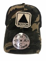 The Boston Sports Apparel Landmark Classic Boston Citgo Trucker Hat OS CAMO