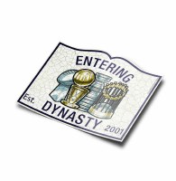 The Boston Sports Apparel Entering Dynasty Sticker 5" N/A