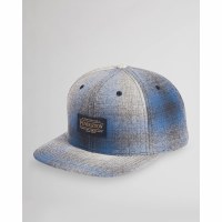 Pendleton Flat Brim Hat ONE SIZE Blue Plaid