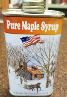 Turkey Street Maples New Hampshire Pure Maple Syrup Half Pint Tin