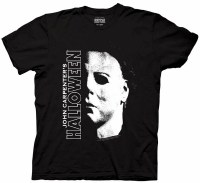 Ripple Junction Halloween Michael Meyers Large Face Tee S Black