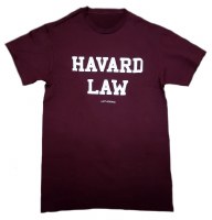 Nublu Havard Law Short-Sleeve T-Shirt Small Maroon