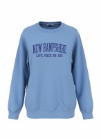 Luba Designs Embroidered Garment Dyed Crew M Denim