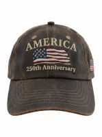 Royal Resortwear America's 250th Anniversary Embroidered Ball Cap OS 1006Camo