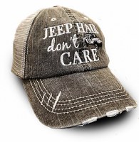 KATYDID Jeep Hair Don't Care Trucker Hat  White