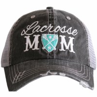 KATYDID Lacrosse Mom Women's Trucker Hat One Size Grey