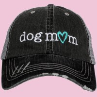 KATYDID Dog Mom Women's Trucker Hat One Size Grey