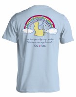 Puppie Love Rainbow Bridge Kittie 2XL Light Blue