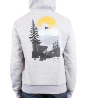 Mountain & Isles Brooks Graphic Hoodie- "Snowy Hike" S Snowy Hike