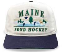 Celly Hockey Maine Pond Hockey Snapback  Cream