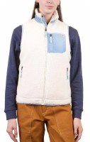 Mountain & Isles Akami Women's Vest S Eggshell/Steel Blue