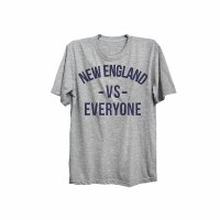 The Boston Sports Apparel New England Vs Everybody T-Shirt Small Athletic Grey