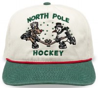 Celly Hockey North Pole Face-Off Snapback  Cream/Green
