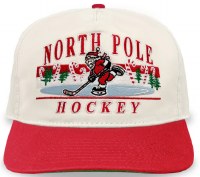 Celly Hockey North Pole Hockey Snapback  Cream/Red