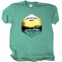 Duck Co. Off the Beaten Path Tee M Aqua