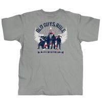 Old Guys Rule Freedom Star S/S Tee M Gravel