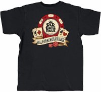 Old Guys Rule Poker Chip S/S Tee M Black