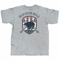 Old Guys Rule Bear Arms S/S T M Grey