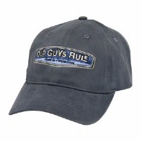 Old Guys Rule Rear View Cap  Slate