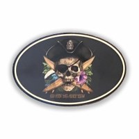 Old Guys Rule Pirate Skull Magnet