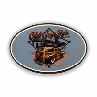 Old Guys Rule Classic Woodie Magnet