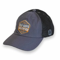 Old Guys Rule Refuse to Grow Up Trucker Hat  Blue/Black