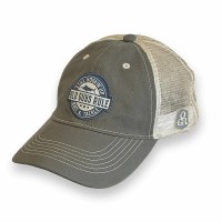 Old Guys Rule Still hookin' Up Trucker Hat  Grey