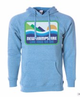 Woods & Sea Pata-New Hampshire Hoodie S Heather Pacific