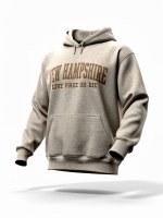 Luba Designs Nantucket Fleece Embroidered Pullover Hoodie 3x Oatmeal