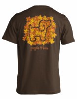 Puppie Love Fall Leaf Pup S Dark Chocolate