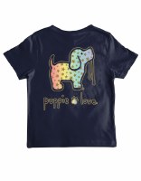 Puppie Love Rainbow Stars Pup 6-8 Navy