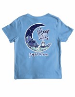 Puppie Love Sleep Under the Stars Pup Youth S/S tee 6-8 Carolina Blue