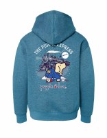 Puppie Love The Puppie Express Youth Pullover Fleece Hoodie 14-16 Bermuda Blackout