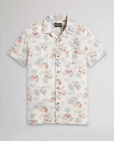 Pendleton Men's Short-Sleeve Aloha Shirt LG Hula Girl