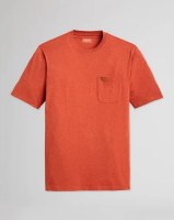 Pendleton Deschutes Pocket Short-Sleeve T-Shirt MD Vermillion Heather