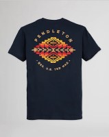 Pendleton Pinto Mountains T-Shirt S Midnight Navy